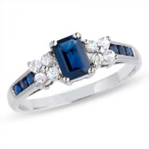ZALES Blue and White Sapphire Ring in 14K White Gold.jpg